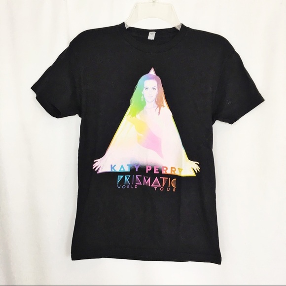 Katy Perry Prismatic black tour graphic t-shirt XS - Picture 1 of 6